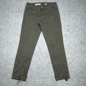 Pilcro & The Letterpress HYPHEN Pants Womens‎ Size 32 Chino Stitching Capri